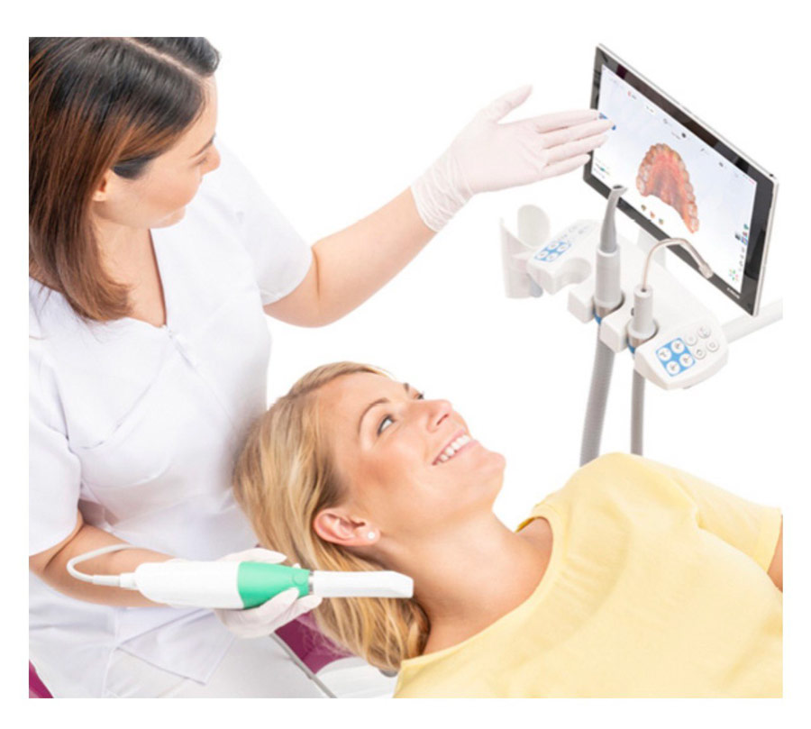 Dentist Giving An Overview To Patient About Her Dental Treatment Process in Centreville, VA